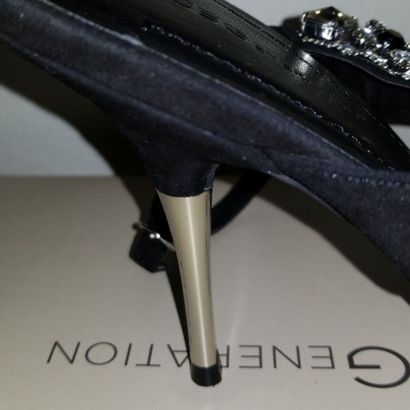 BCBGeneration Rhinestone Suede Heels - Picture 4 of 5